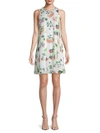 CALVIN KLEIN Floral-Print Pullover Mini Dress,0400097899008
