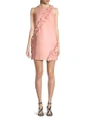 FEW MODA Frill-Trimmed Mini Dress,0400098316204