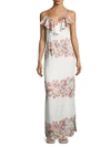 LPA Floral-Print Silk Dress,0400097618038