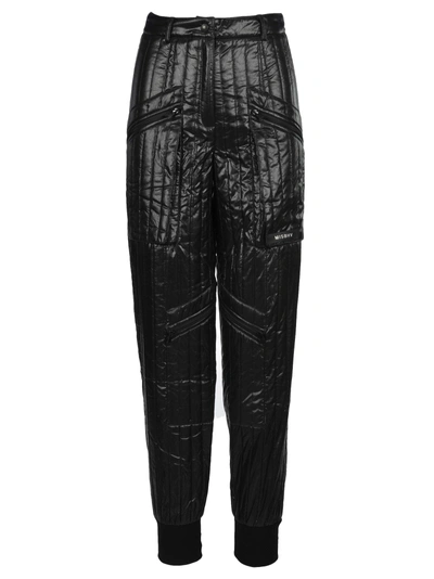 Misbhv Quilted Tapered Trousers - Black