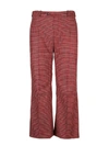 CHLOÉ CHECKED CROPPED TROUSERS,10746602