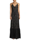 LANVIN Sleeveless Lace Floor-Length Gown,0400097873503