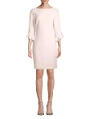 KARL LAGERFELD TULIP-SLEEVE SHEATH DRESS,0400097871897