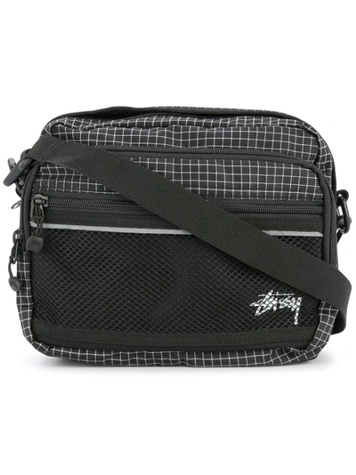 Stussy Ripstop Shoulder Bag In Black