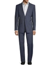 CALVIN KLEIN Extra Slim Fit Neat Wool Suit,0400098343066