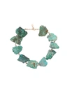 MARTA LARSSON GREEN CHRYSOCOLLA NOT A PEARL NECKLACE