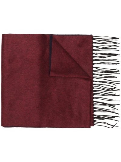 Dolce & Gabbana Fringed Scarf In Red