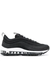 Nike Air Max 97 Leather Sneakers In Black