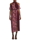 THREE FLOOR TOKYO EMBROIDERED LACE SHIFT DRESS,0400097743772