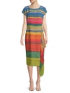 AKRIS Multicoloured Silk Dress,0400096982367