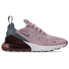 NIKE NIKE WOMEN'S AIR MAX 270 CASUAL SHOES IN PINK SIZE 6.0,2406669