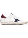 GOLDEN GOOSE GOLDEN GOOSE DELUXE BRAND GLITTER STAR SUPERSTAR SNEAKERS - WHITE