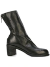 Guidi Slingback Ankle Boots In Black