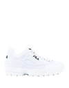 Fila Disruptor Ii No-sew Sneakers In White