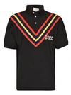 GUCCI GRAPHIC PRINT POLO SHIRT,10747282