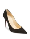 Christian Louboutin Alminette Suede Pumps In Black