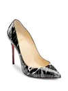 CHRISTIAN LOUBOUTIN Pigalle Follies 100 Printed Patent Leather Pumps