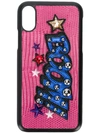 DOLCE & GABBANA BOOM! PATCH IPHONE X CASE