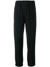 SMARTEEZ SMARTEEZ FITTED TRACK PANT TROUSERS - BLACK