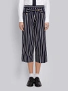 THOM BROWNE THOM BROWNE CHENILLE BANKER STRIPE COTTON BLEND STRAIGHT LEG TROUSER,FTC223A0414312856596