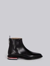 THOM BROWNE THOM BROWNE FITTED ZIP-UP CHELSEA BOOT,FFB058A0000312706612