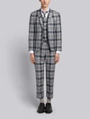 THOM BROWNE THOM BROWNE THOM BROWNE TARTAN SUIT WITH TIE,MSC001A0356012559476