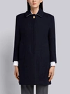 THOM BROWNE THOM BROWNE UNLINED STRIPE WOOL OVERCOAT,FOC411C0356412706498