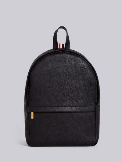 Thom Browne Small Unstructured Calfskin Backpack In Black