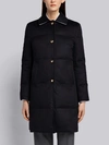 THOM BROWNE THOM BROWNE DOWN-FILLED JACKET-WEIGHT CASHMERE OVERCOAT,FOD001X0357812708336