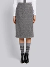 THOM BROWNE THOM BROWNE STRIPED HIGH-WAISTED WOOL PENCIL SKIRT,FGC523T0357112706559