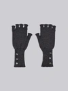 THOM BROWNE THOM BROWNE FINGERLESS WOOL GLOVES,MKG007A0001412559684