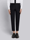 THOM BROWNE THOM BROWNE ENGINEERED STRIPED SIDE SEAM SOLID WOOL TWILL SKINNY TROUSER,MTC062A0353212559481