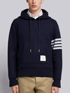 THOM BROWNE THOM BROWNE 4-BAR CASHMERE SHELL RELAXED HOODIE,MJT112A0388412559201