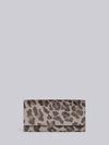 THOM BROWNE THOM BROWNE LEOPARD PRINT PONY HAIR LONG WALLET,FAW056A0434412856658