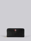 THOM BROWNE THOM BROWNE LUCIDO LEATHER LONG ZIP-AROUND PURSE,FAW012A0354212476413