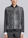 THOM BROWNE DYED KARAKUL FUR waistcoat,MVT001X0107012559324