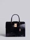 THOM BROWNE MR. THOM BAG IN BLACK ALLIGATOR,MAG001L0020412218139