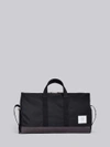 THOM BROWNE THOM BROWNE UNSTRUCTURED HOLDALL IN NYLON AND SUEDE,MAG120A0311512559644
