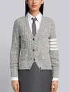 THOM BROWNE THOM BROWNE WOOL BLEND V-NECK CARDIGAN,FKC187B0431912706450