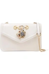 GUCCI Rajah embellished leather shoulder bag