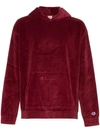 CHAMPION CHAMPION REVERSE WEAVE HOODED JUMPER - RED
