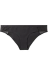 STELLA MCCARTNEY ALICE SINGING MESH-TRIMMED STRETCH-JERSEY BRIEFS