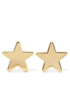 JENNIFER MEYER STAR 18-KARAT GOLD EARRINGS