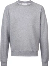 John Elliott Raglan-sleeve Crew-neck Sweatshirt In Grey