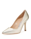 MANOLO BLAHNIK BB LEATHER 90MM PUMP,PROD149980009