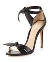 Alexandre Birman Clarita Ankle Tie Sandal In Black