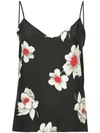 EQUIPMENT EQUIPMENT LAYLA FLORAL TOP - BLACK