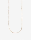 KENDRA SCOTT WYNDHAM 14CT ROSE GOLD-PLATED AND CUBIC ZIRCONIA NECKLACE,5276-10236-N1097423