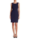 AKRIS Sleeveless Double-Face Wool Dress