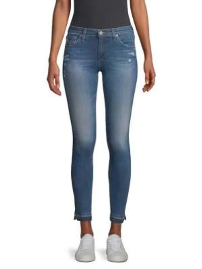 Ag Mid-rise Ankle Medium Wash Legging Jeans In 9 Years Globe